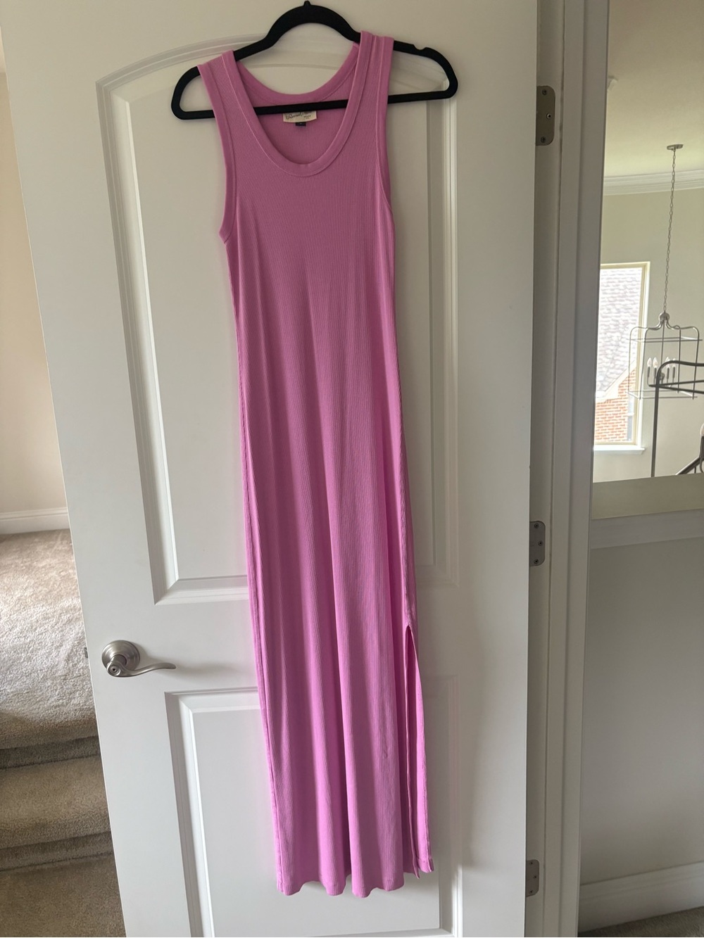 Universal Thread Sleeveless Midi Dress in Light Pink